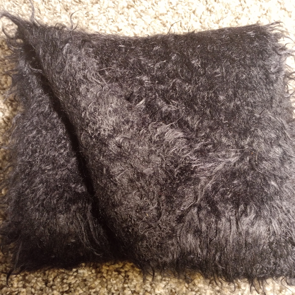 Soft black scarf
